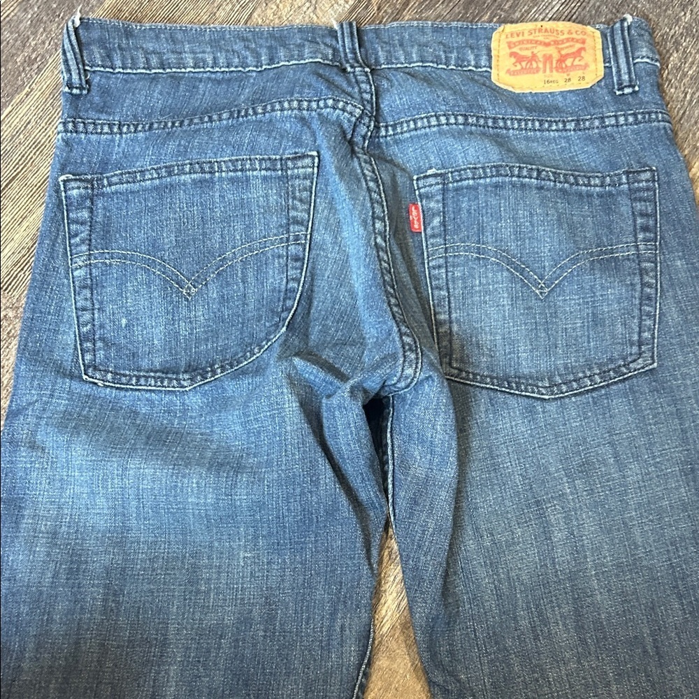 Levi's Women's 511 slim Relaxed Blue Jeans size 28 - Picture 8 of 11